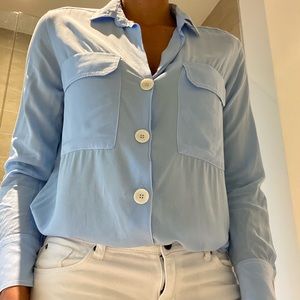 Light blue Zara blouse never worn